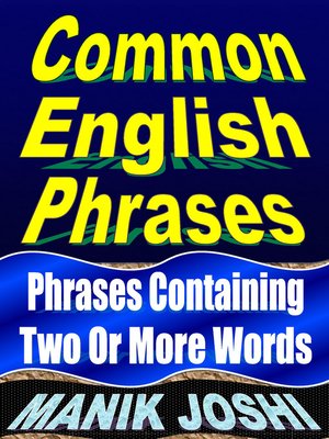cover image of Common English Phrases